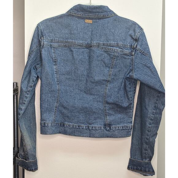 FUBU blue denim  jacket - Large - Picture 3 of 7